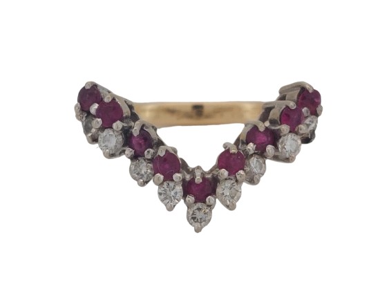 Amethyst on sale wishbone ring